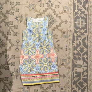 Women’s London Times Multi Color Dress- Blue, Yellow, Pink